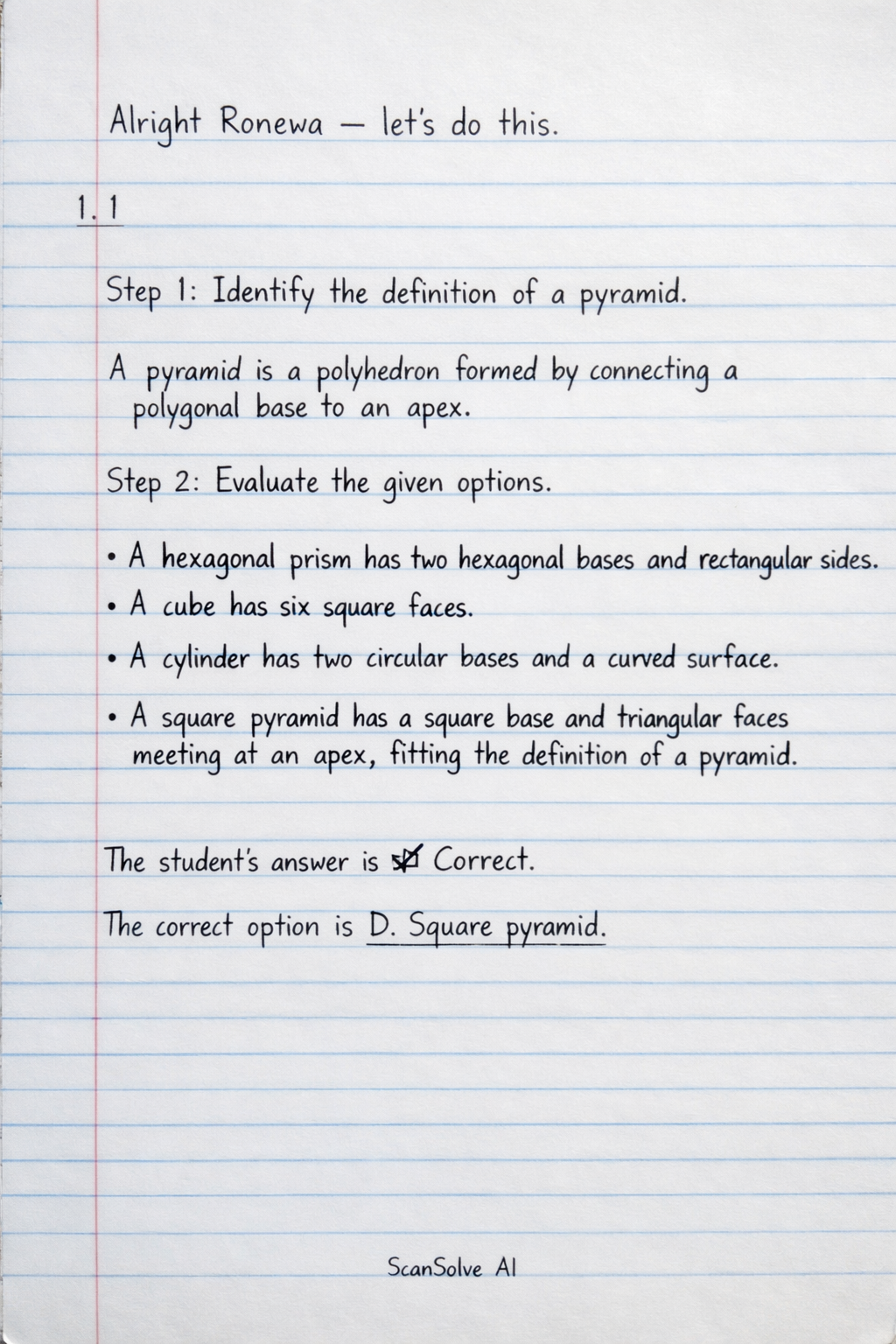 Handwritten step-by-step solution preview