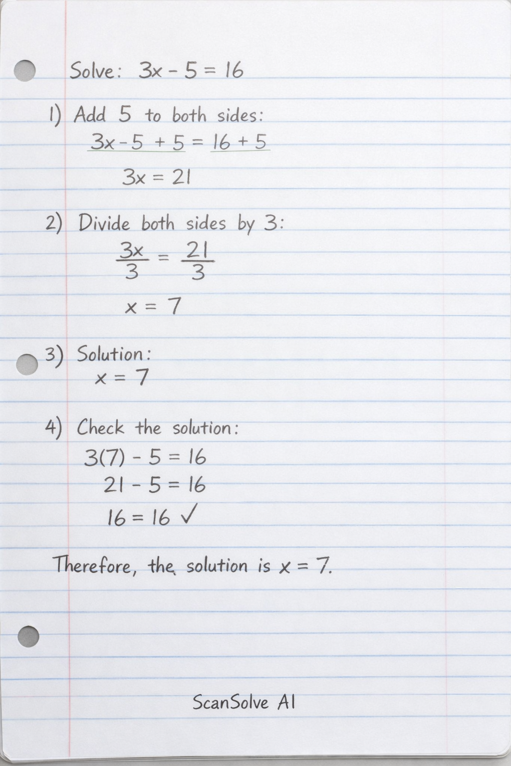 Handwritten step-by-step solution preview