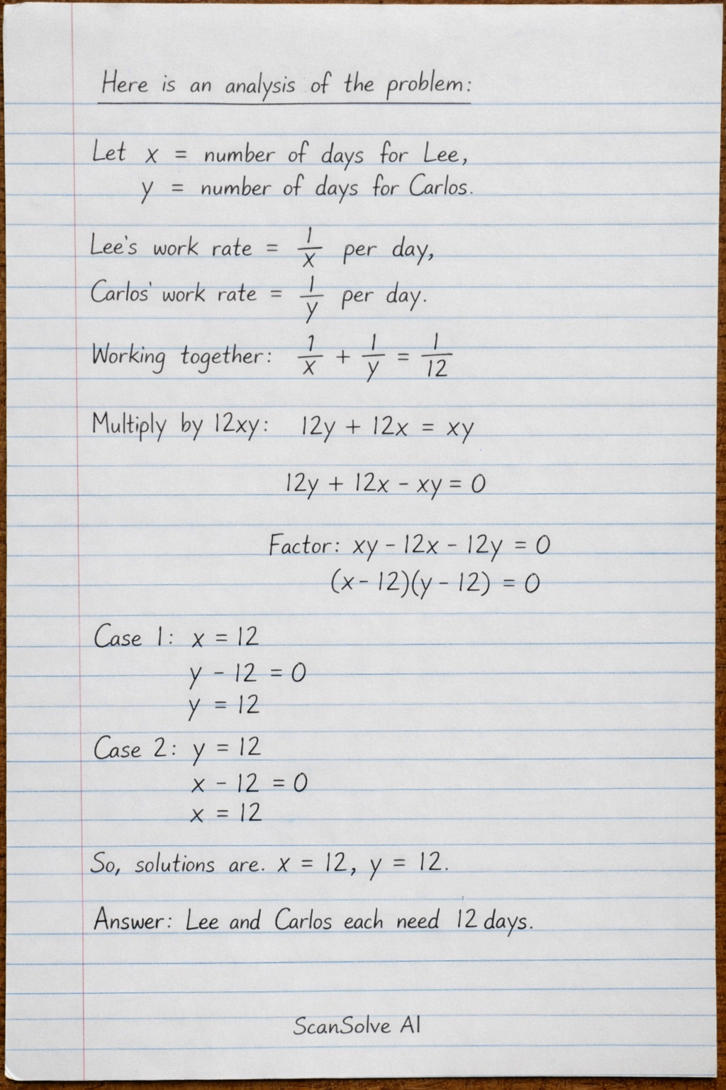 Handwritten step-by-step solution preview