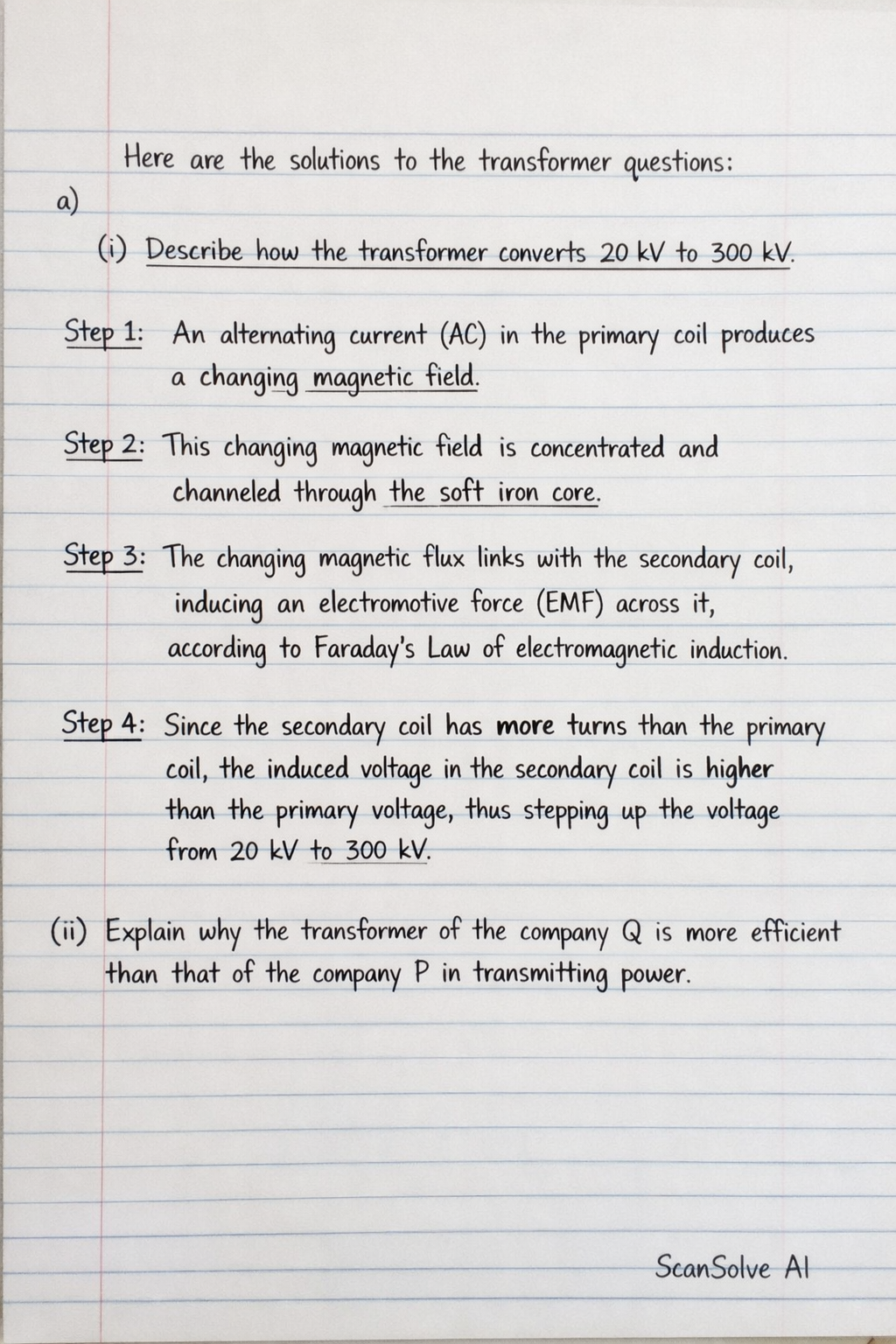 Handwritten step-by-step solution preview