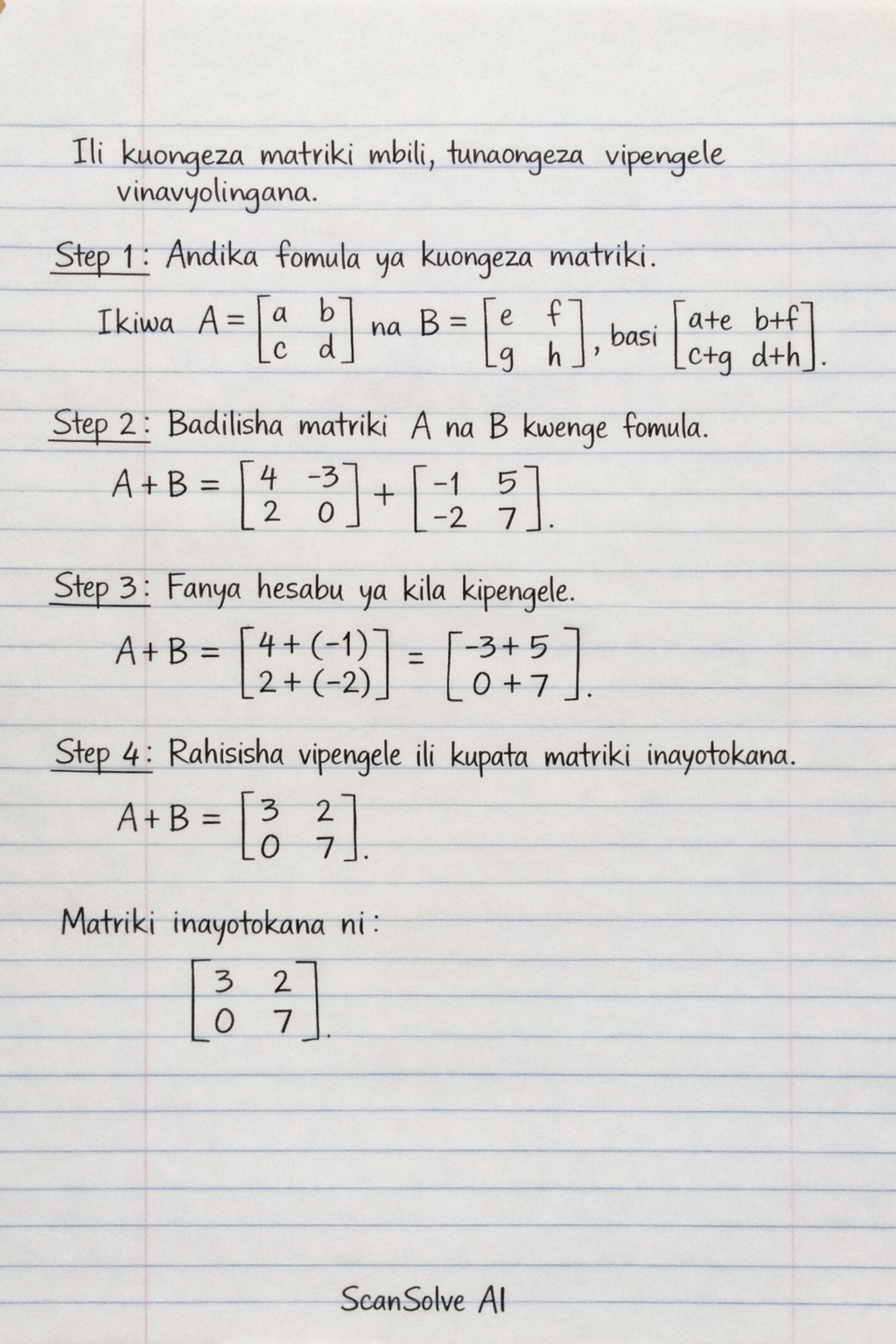 Handwritten step-by-step solution preview