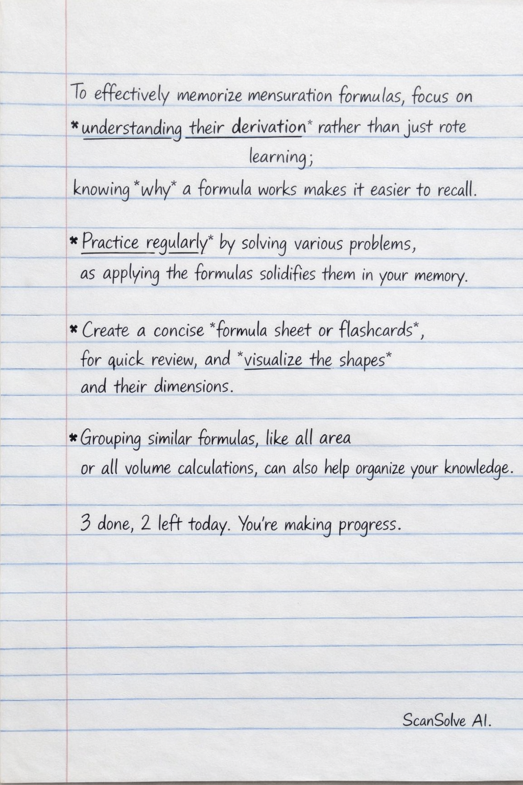 Handwritten step-by-step solution preview