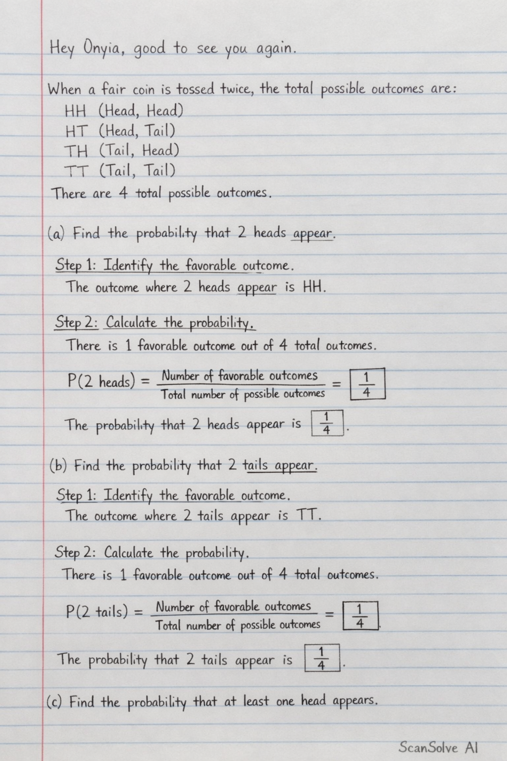 Handwritten step-by-step solution preview