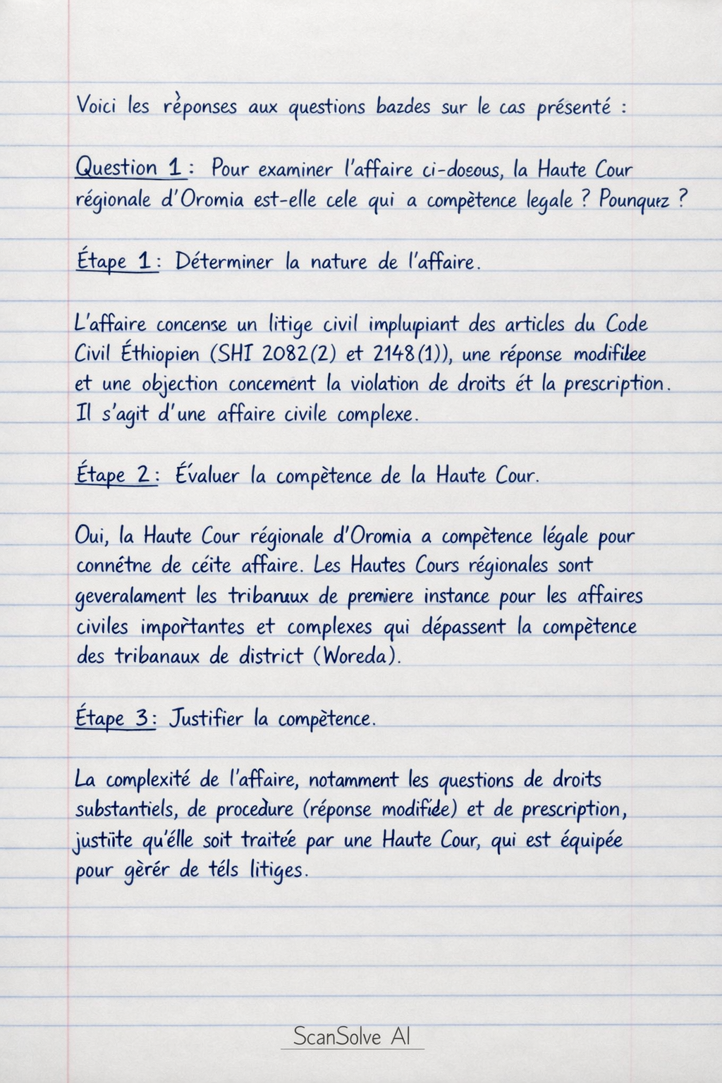 Handwritten step-by-step solution preview