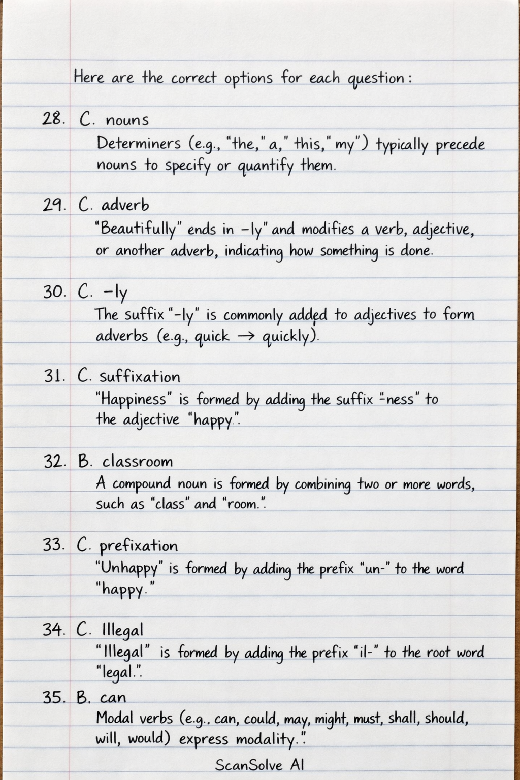 Handwritten step-by-step solution preview