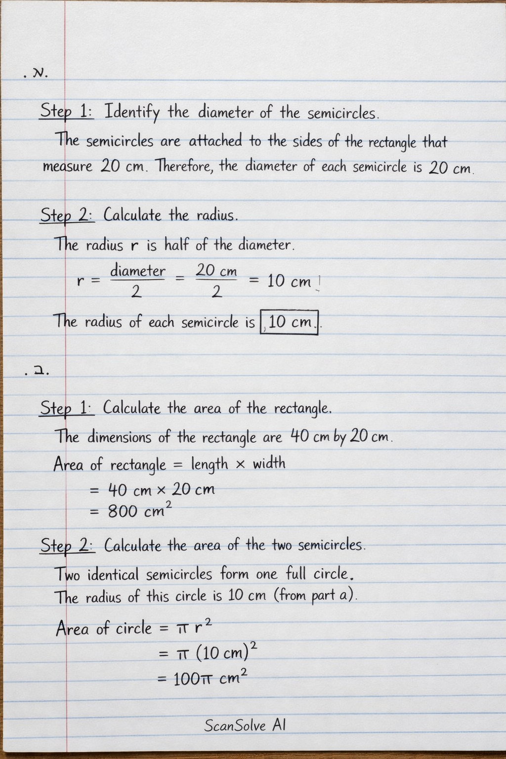 Handwritten step-by-step solution preview