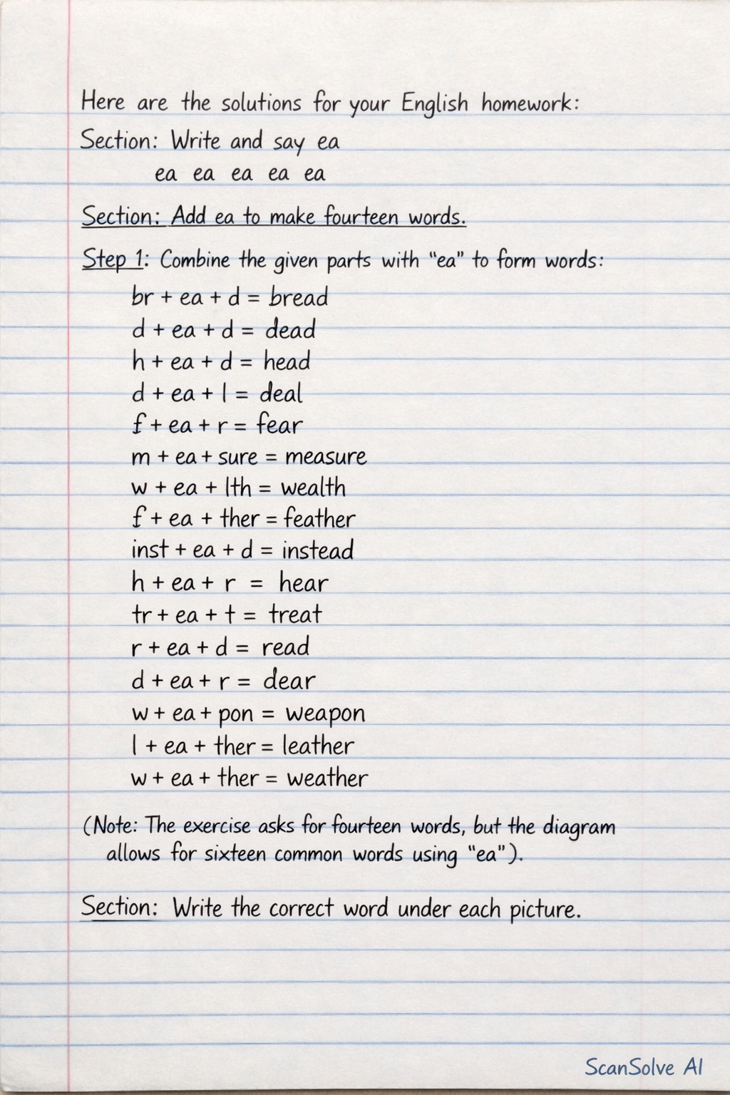Handwritten step-by-step solution preview