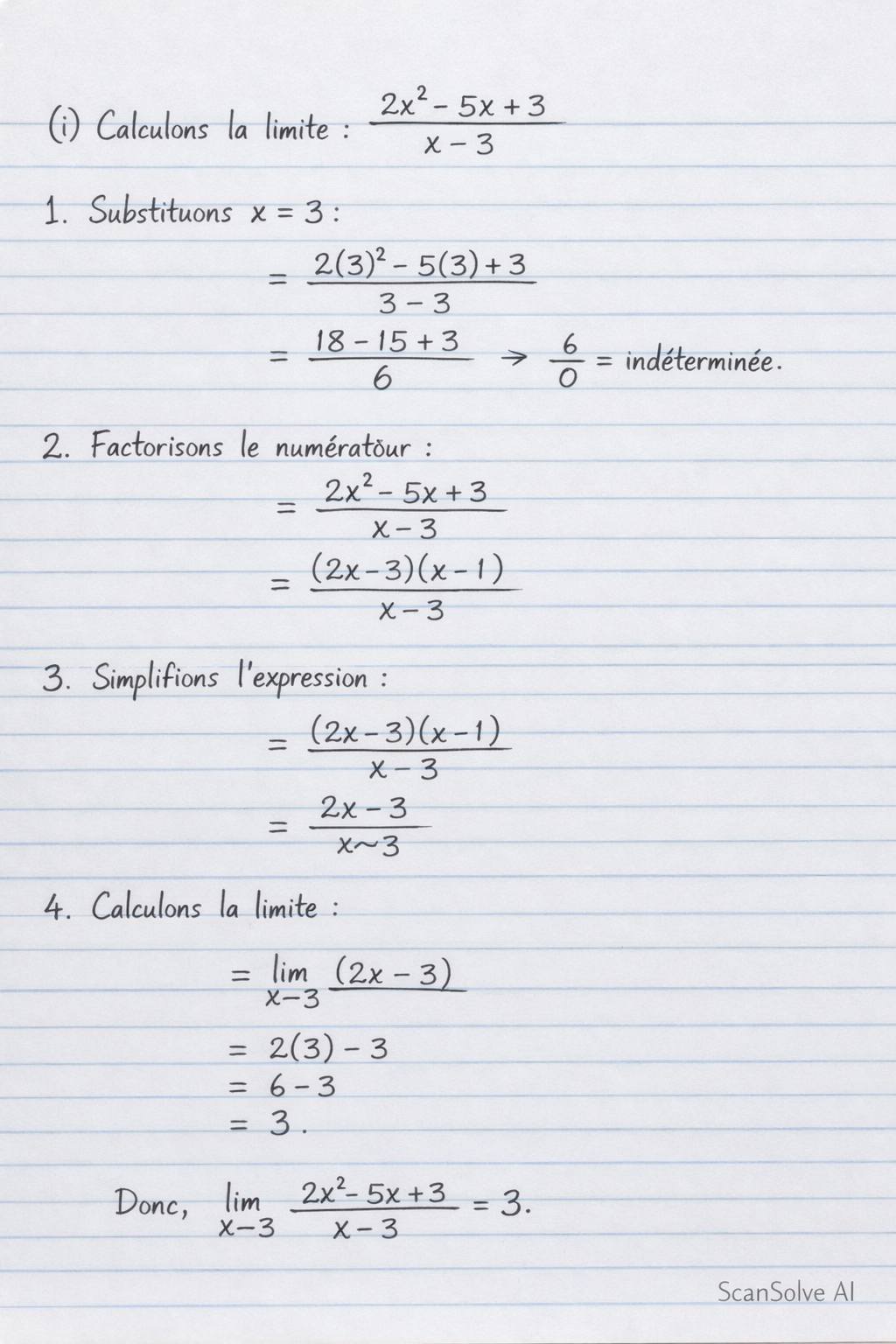 Handwritten step-by-step solution preview