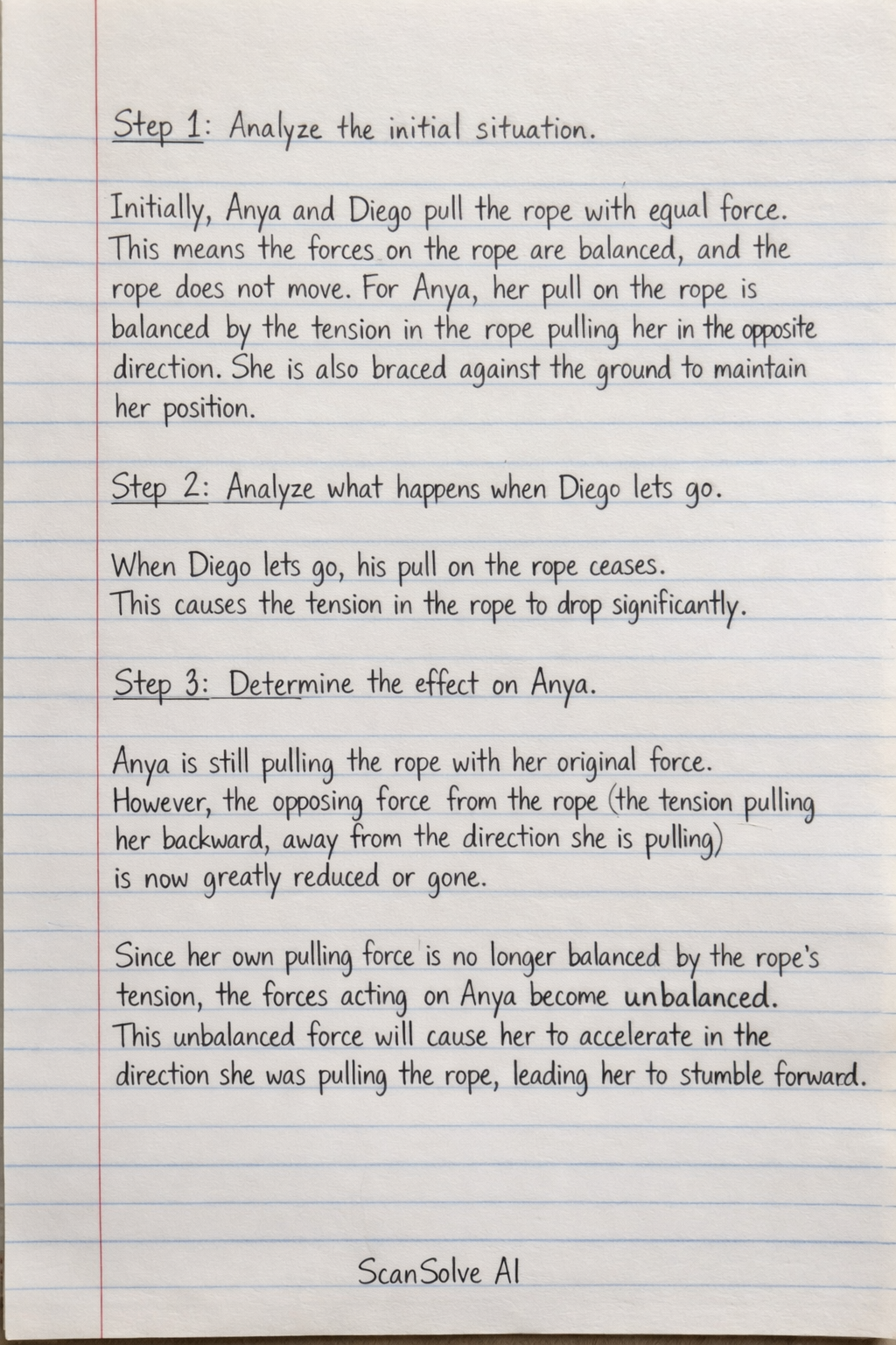 Handwritten step-by-step solution preview