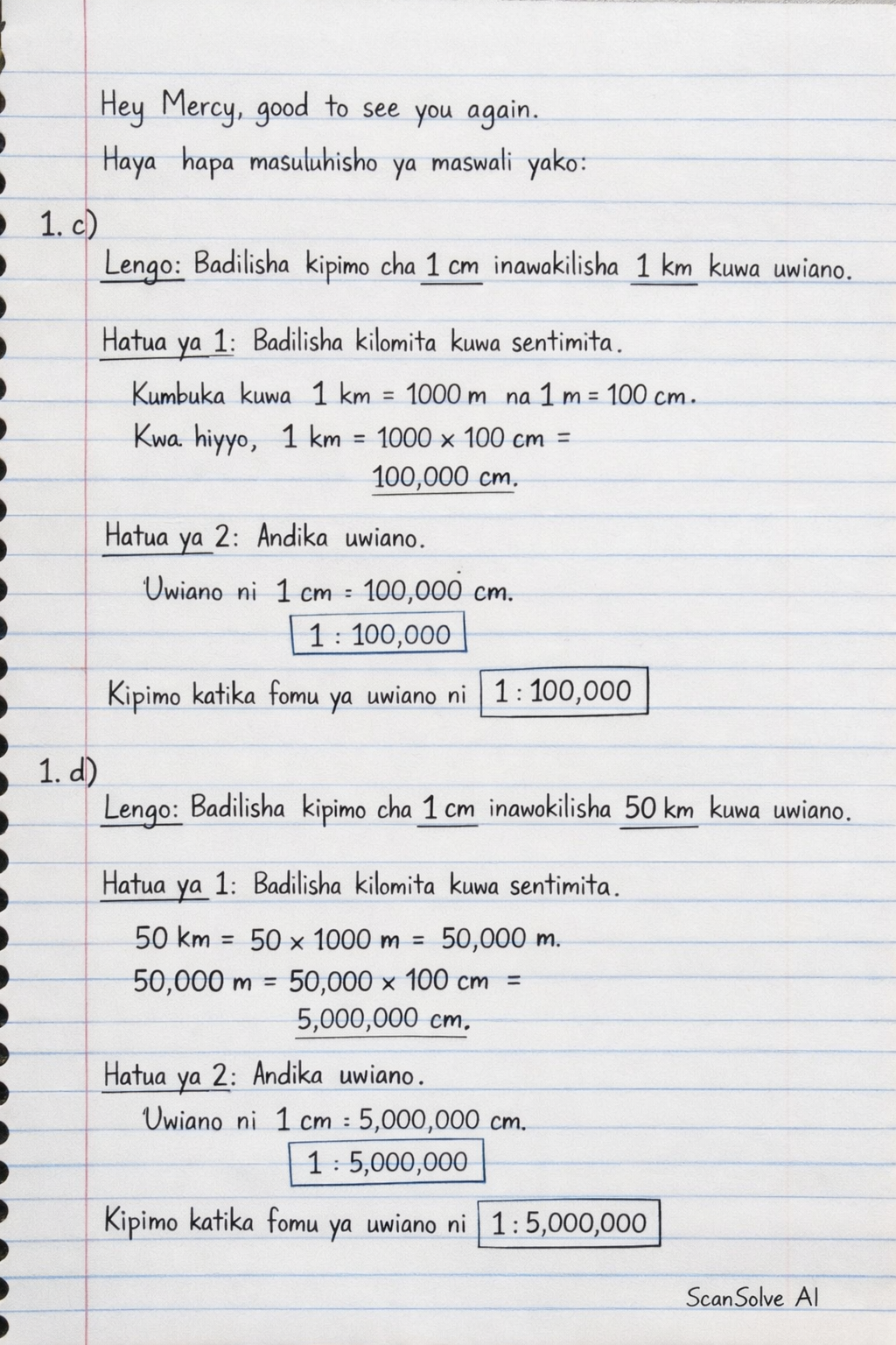 Handwritten step-by-step solution preview