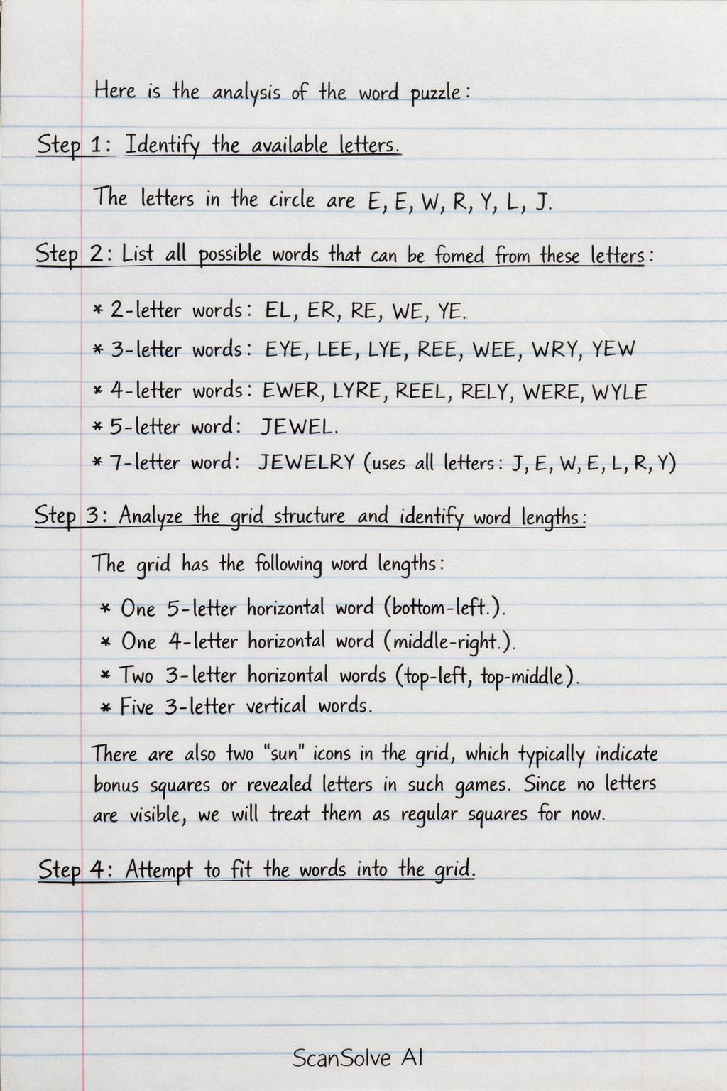 Handwritten step-by-step solution preview