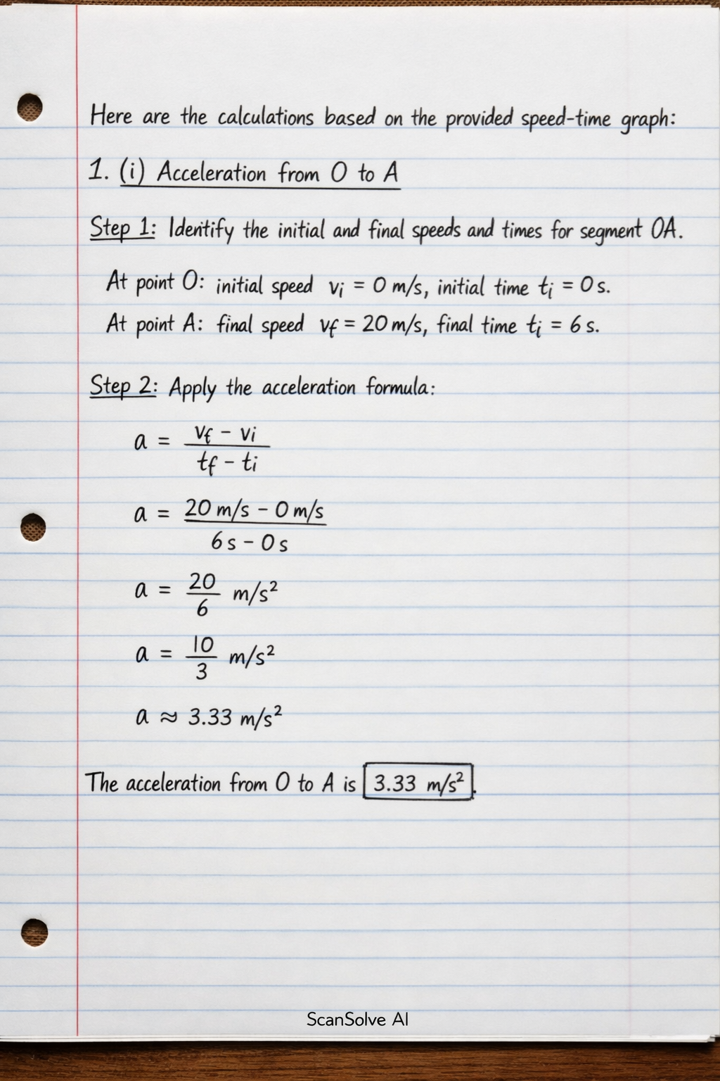 Handwritten step-by-step solution preview