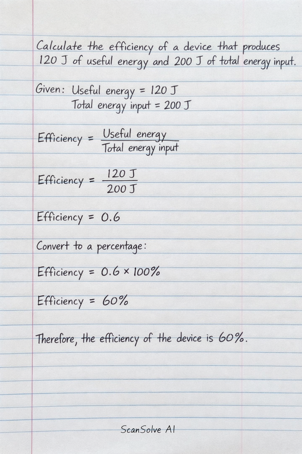 Handwritten step-by-step solution preview