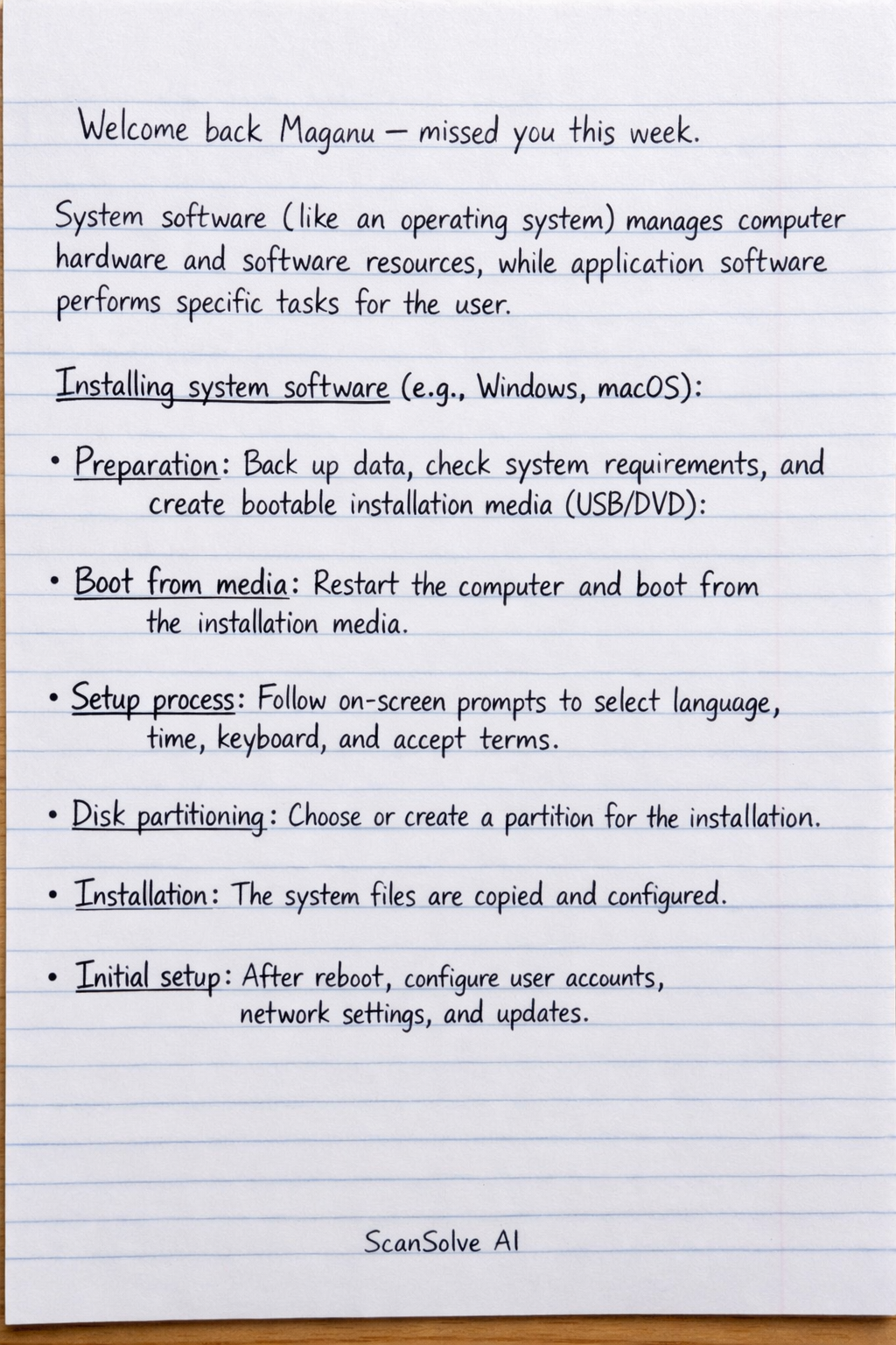 Handwritten step-by-step solution preview