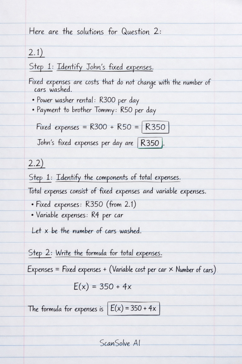 Handwritten step-by-step solution preview