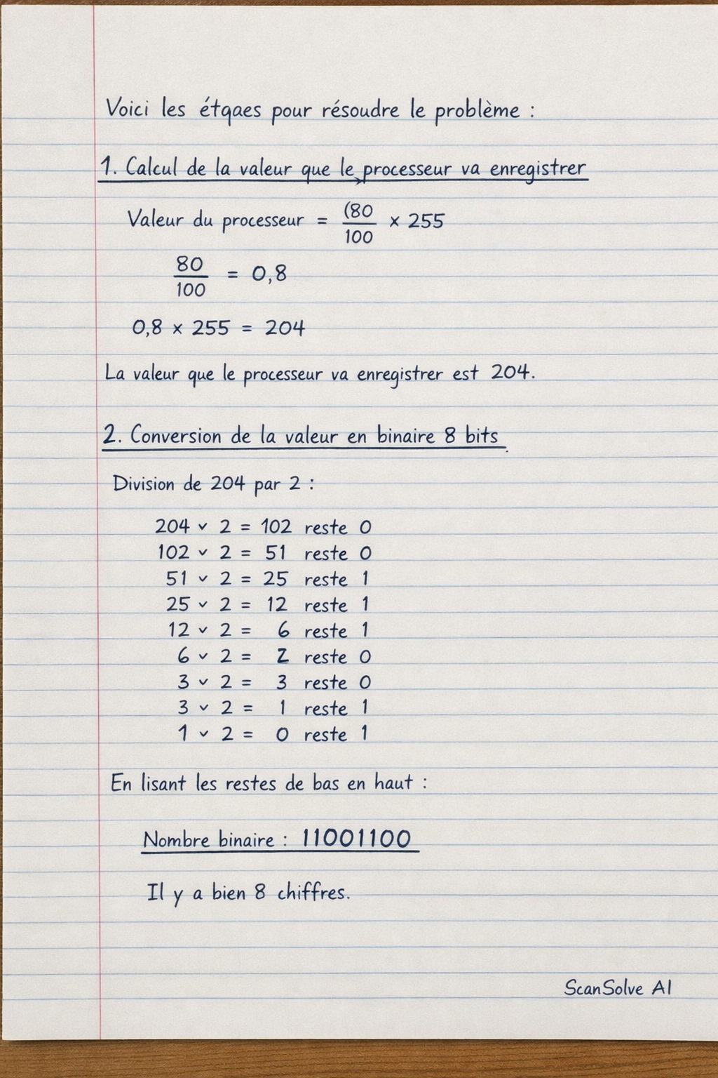 Handwritten step-by-step solution preview