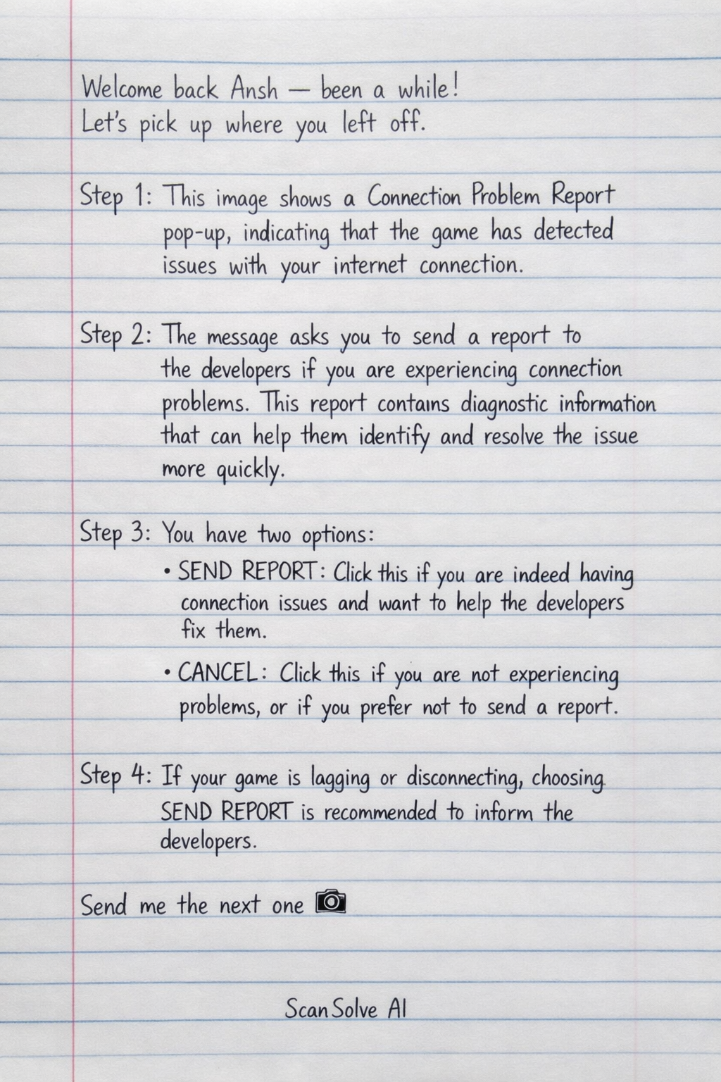 Handwritten step-by-step solution preview