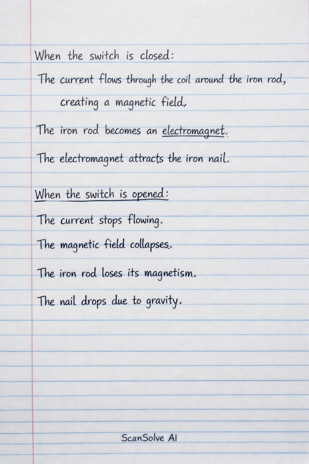 Handwritten step-by-step solution preview