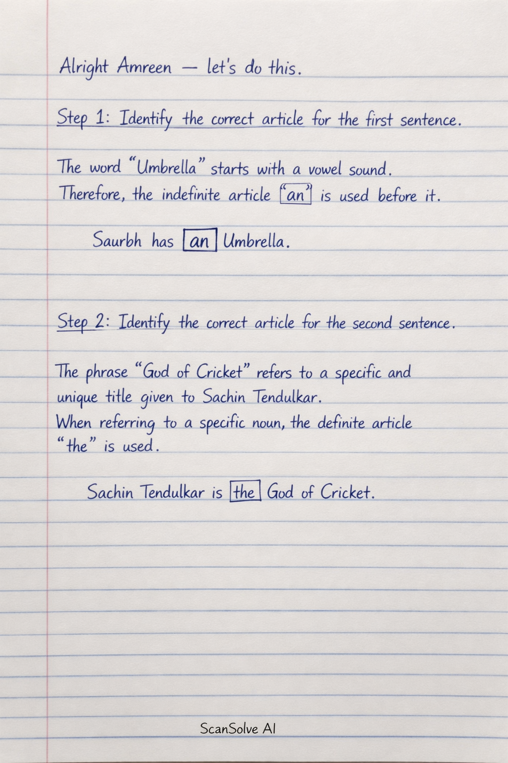 Handwritten step-by-step solution preview