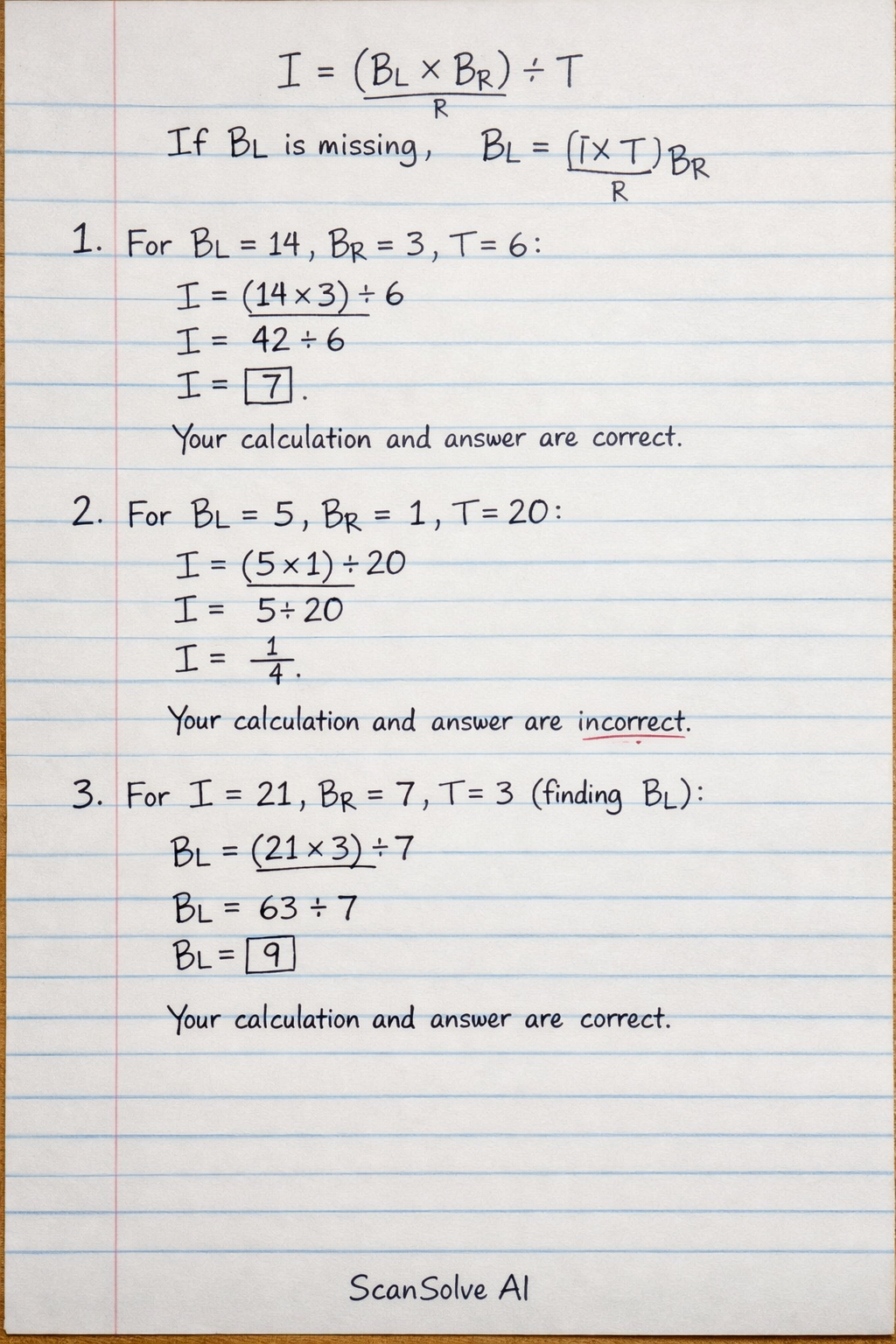 Handwritten step-by-step solution preview