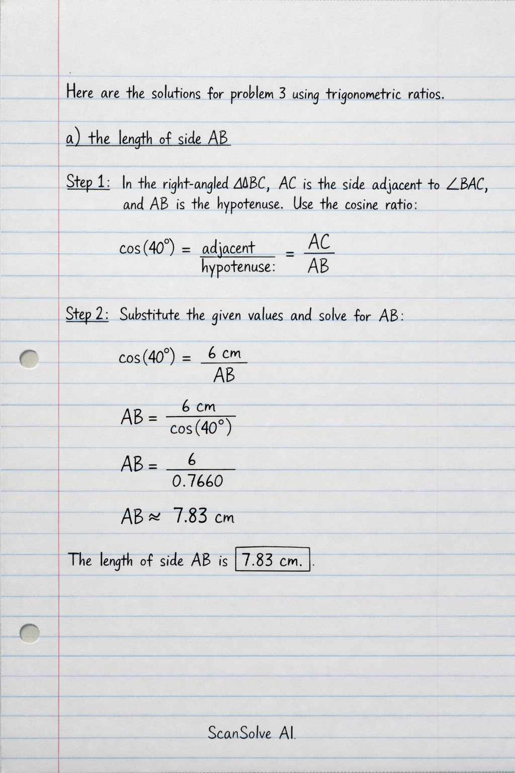 Handwritten step-by-step solution preview