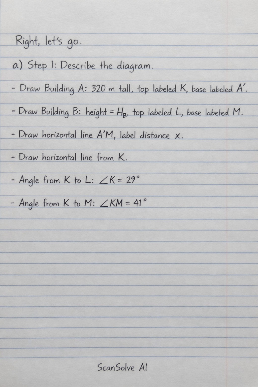 Handwritten step-by-step solution preview