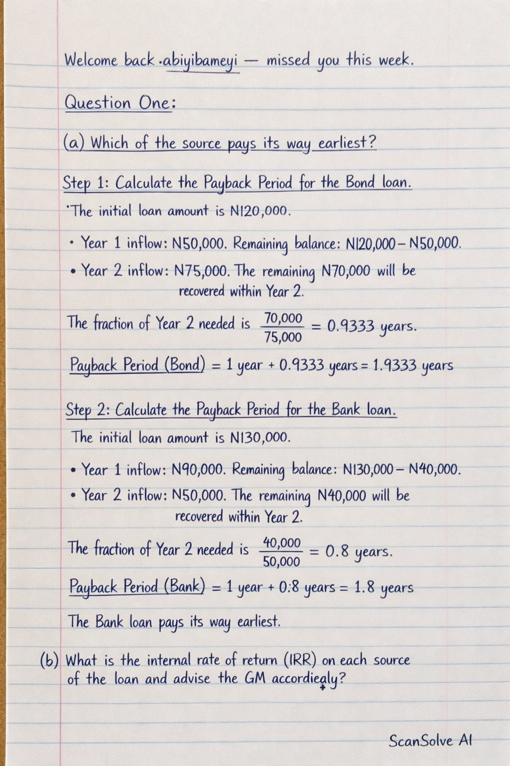Handwritten step-by-step solution preview