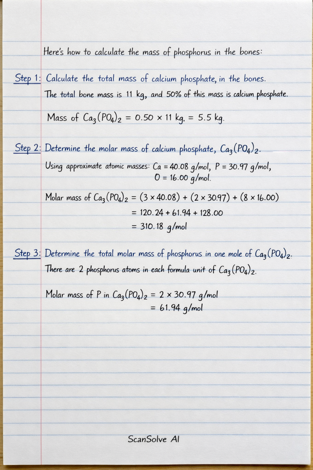 Handwritten step-by-step solution preview