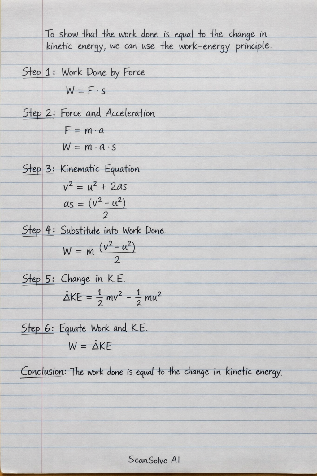 Handwritten step-by-step solution preview