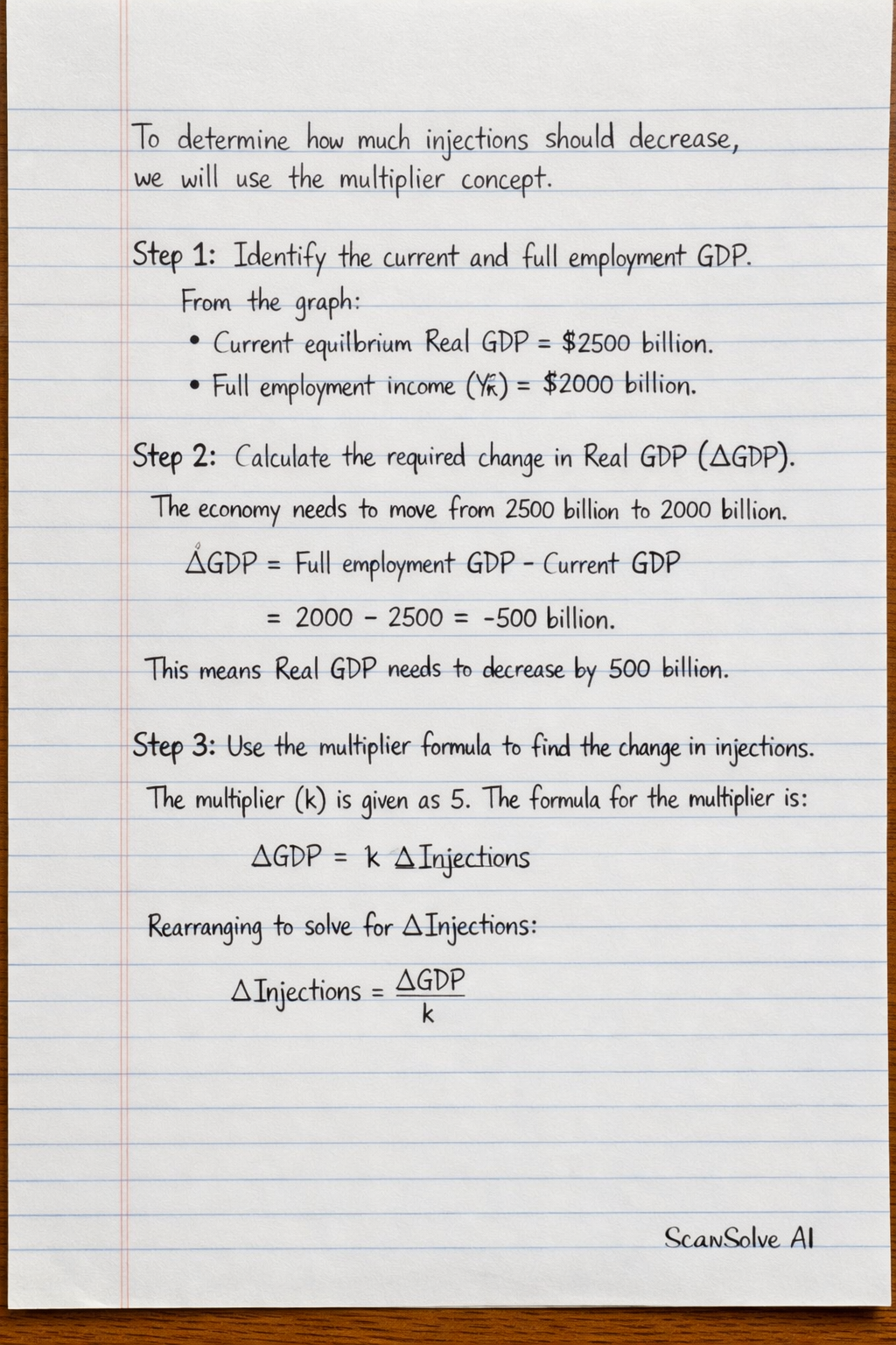 Handwritten step-by-step solution preview