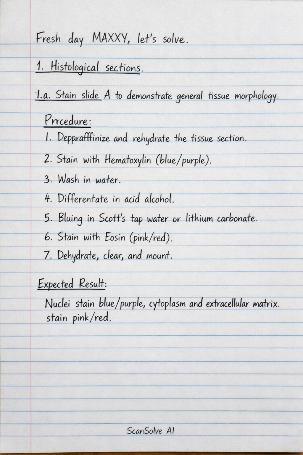 Handwritten step-by-step solution preview