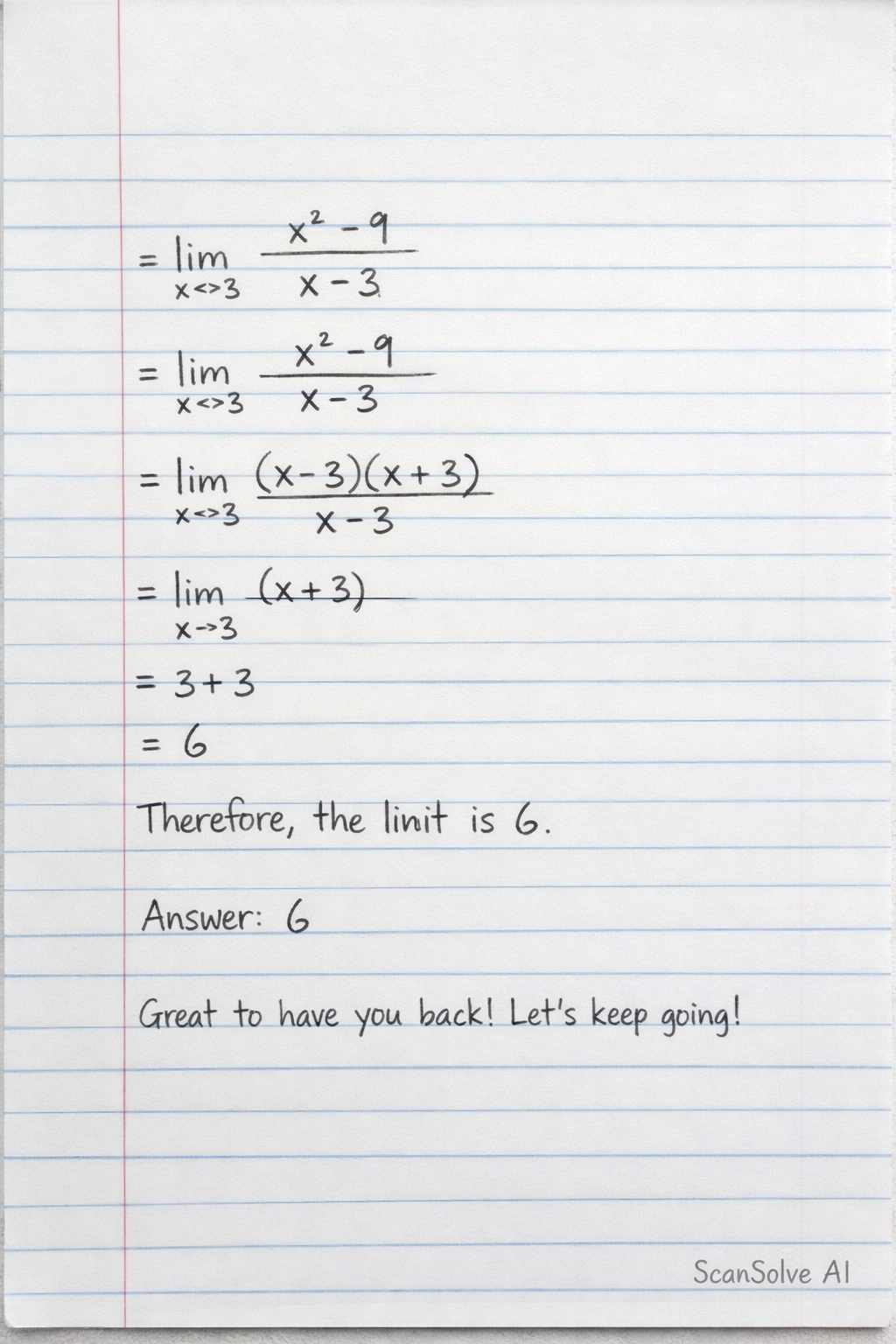 Handwritten step-by-step solution preview