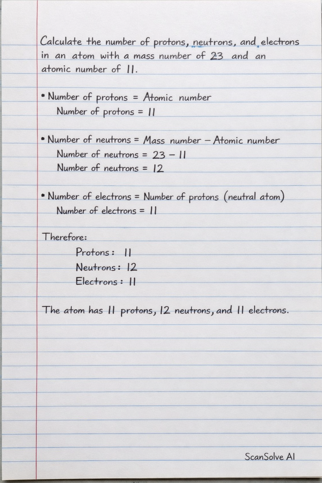 Handwritten step-by-step solution preview