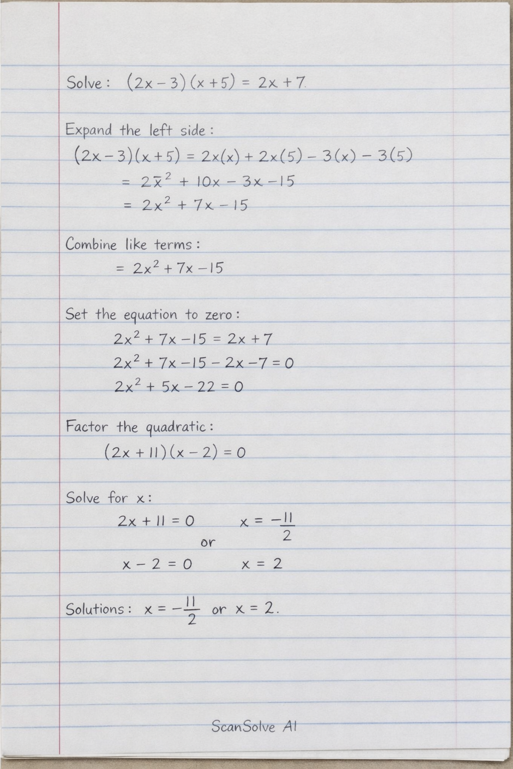 Handwritten step-by-step solution preview
