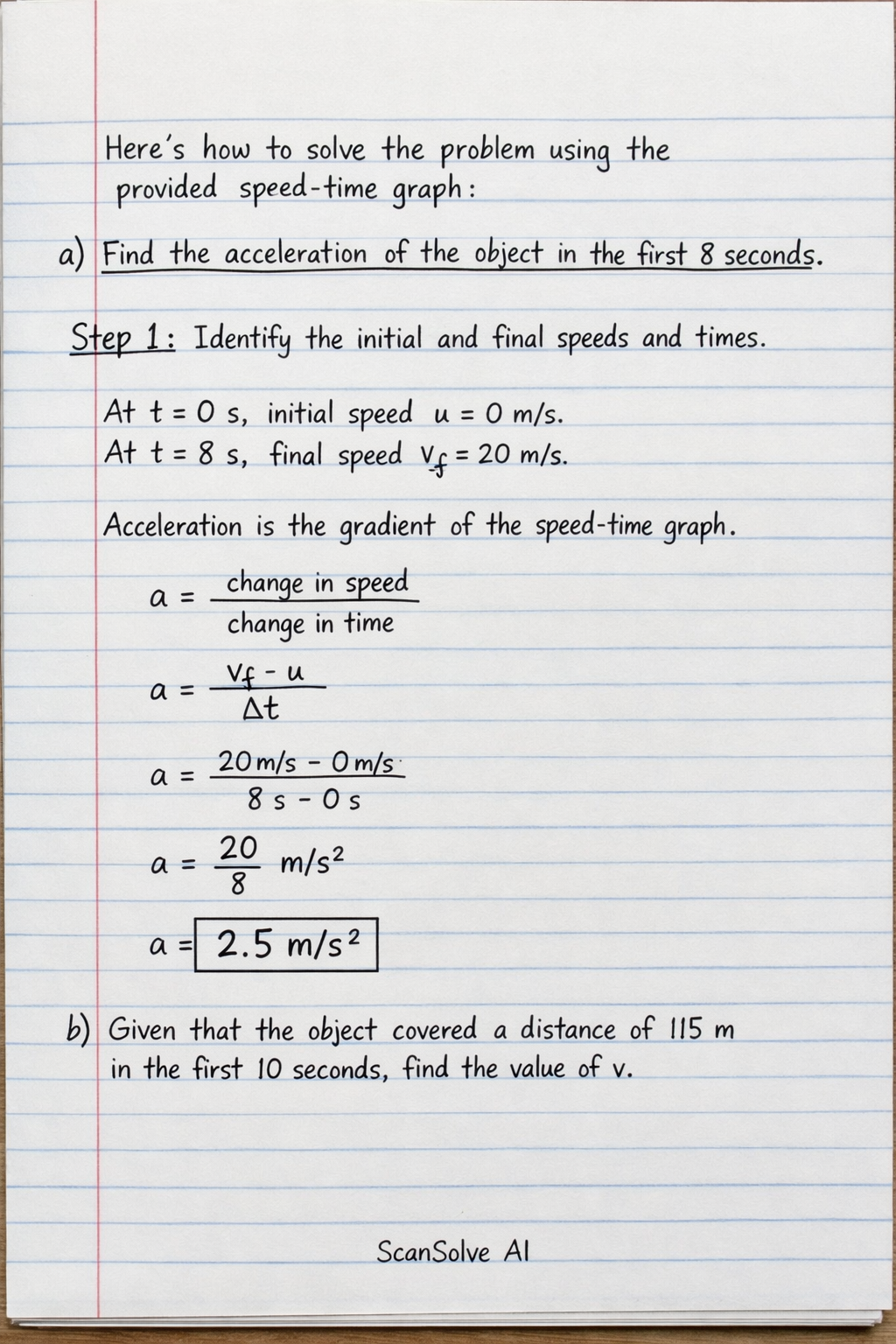 Handwritten step-by-step solution preview