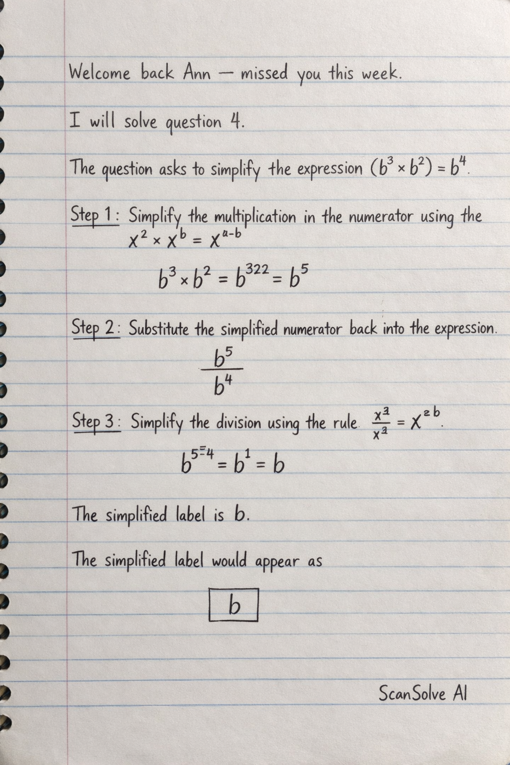 Handwritten step-by-step solution preview