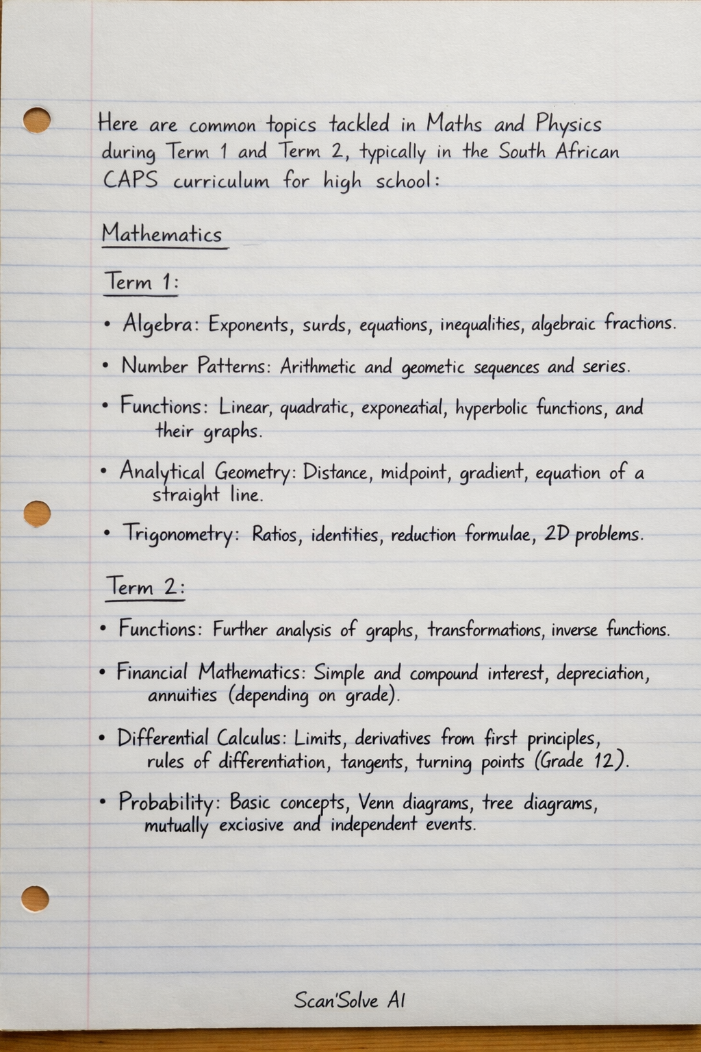 Handwritten step-by-step solution preview
