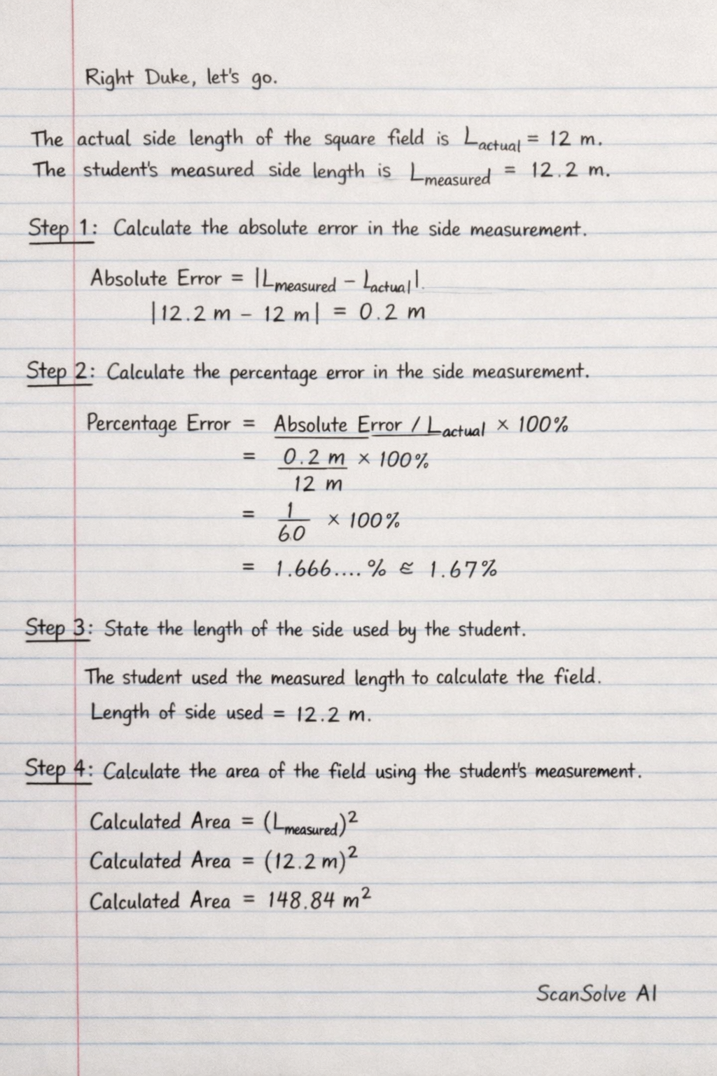 Handwritten step-by-step solution preview