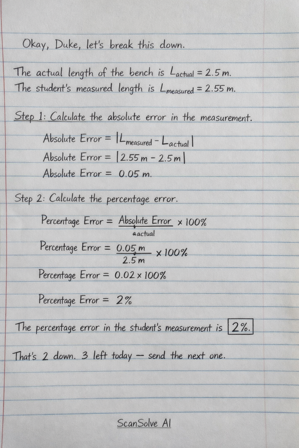 Handwritten step-by-step solution preview