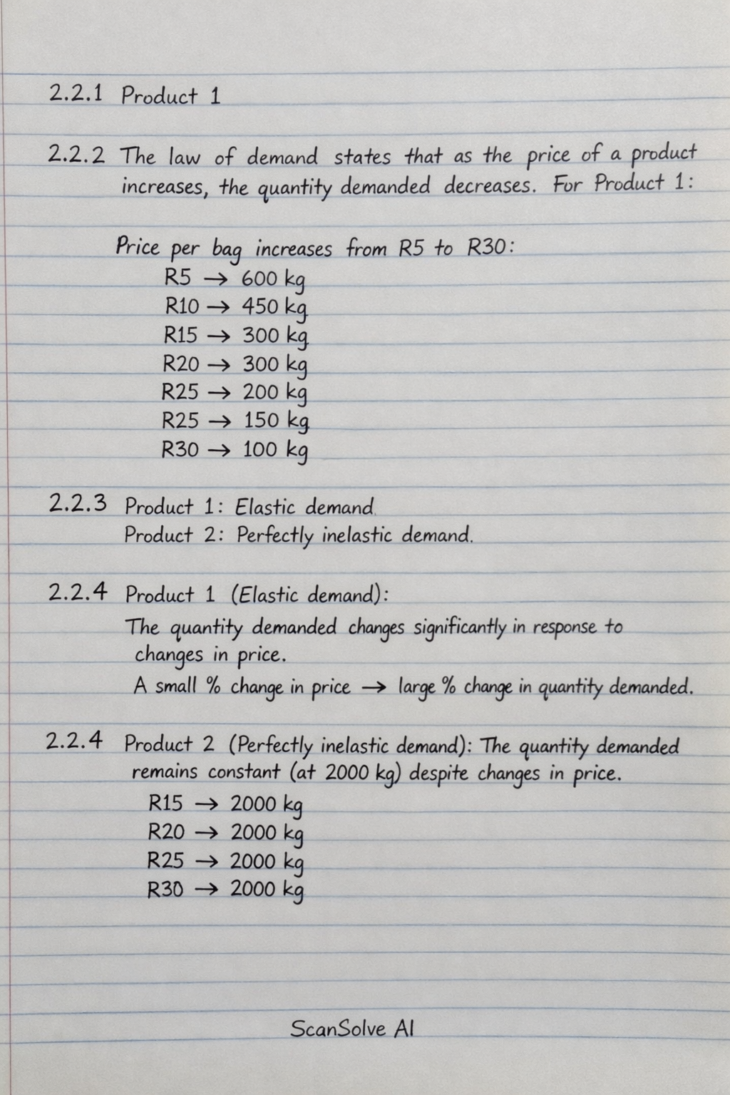 Handwritten step-by-step solution preview