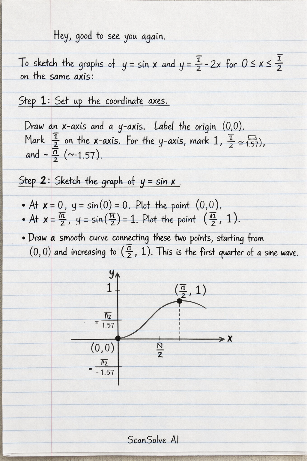 Handwritten step-by-step solution preview