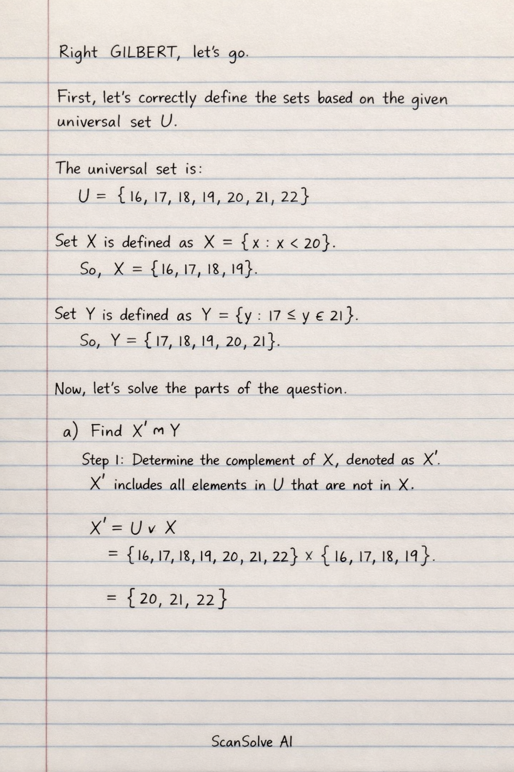 Handwritten step-by-step solution preview