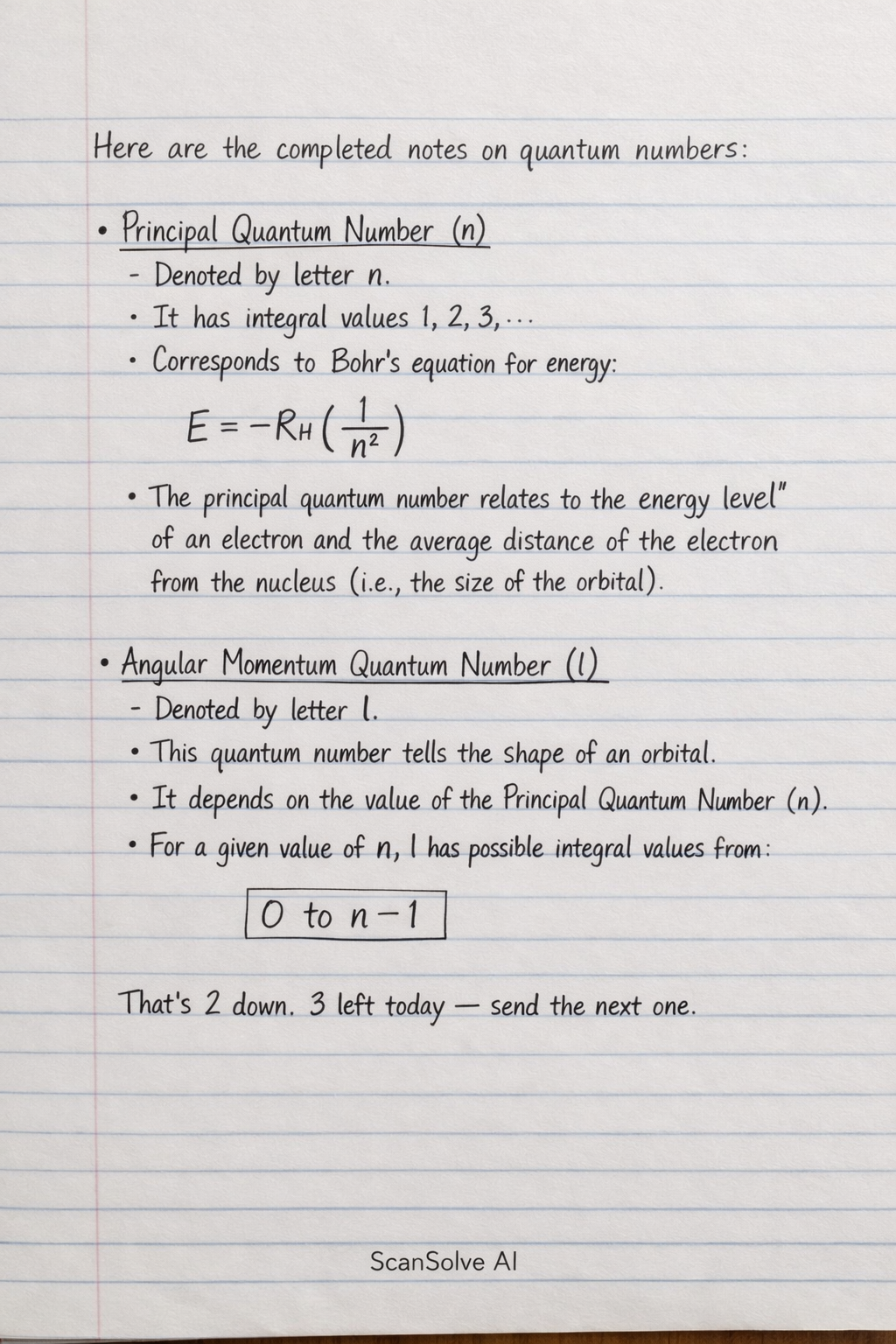 Handwritten step-by-step solution preview