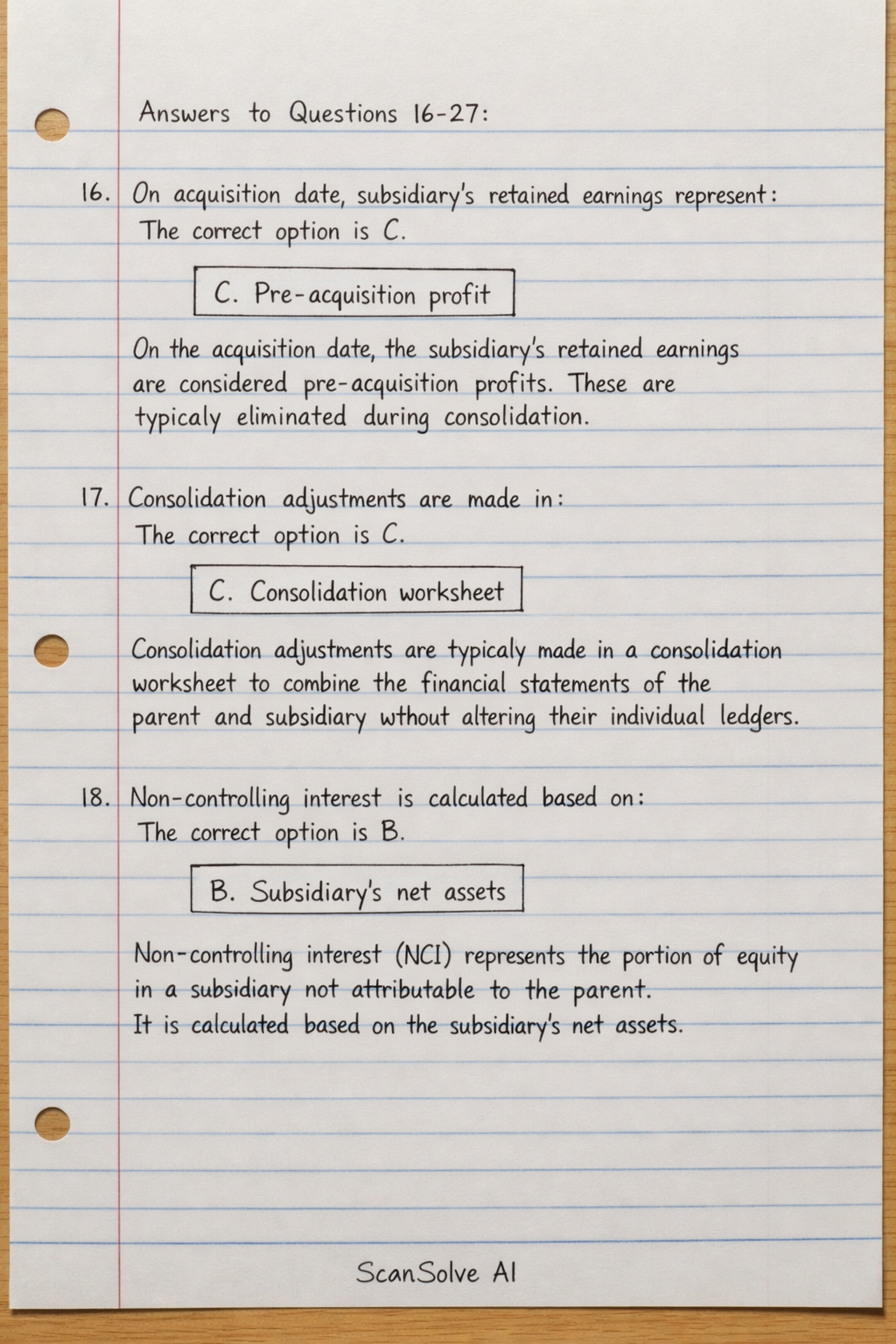 Handwritten step-by-step solution preview