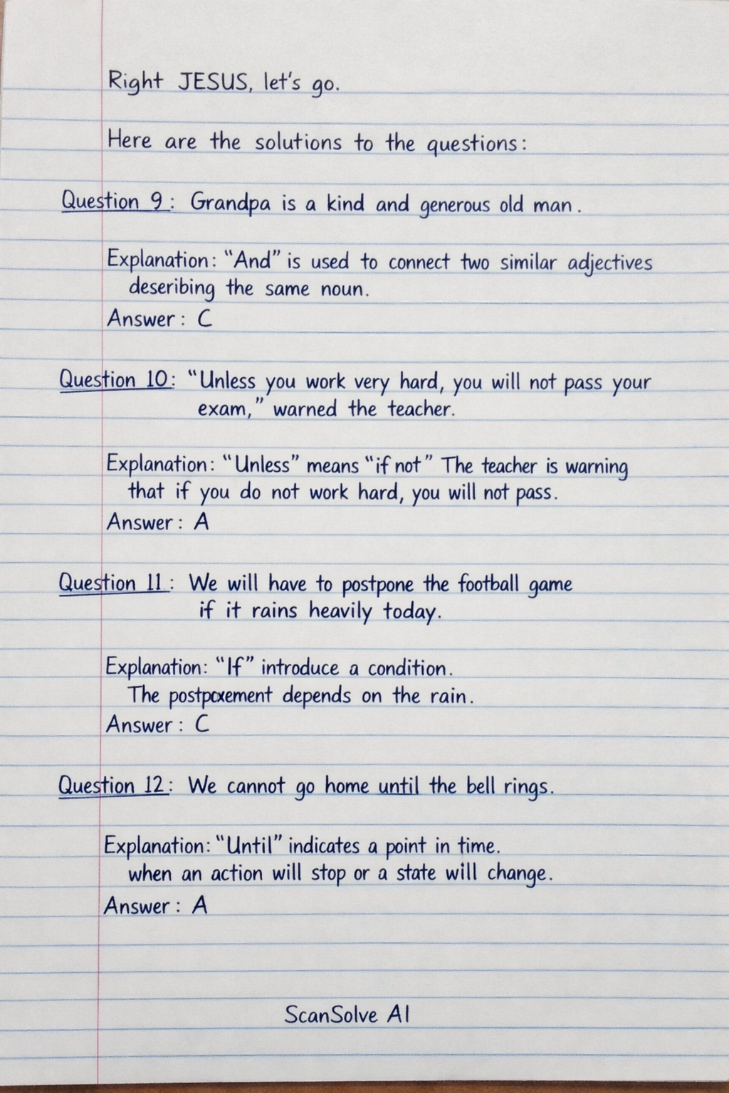 Handwritten step-by-step solution preview