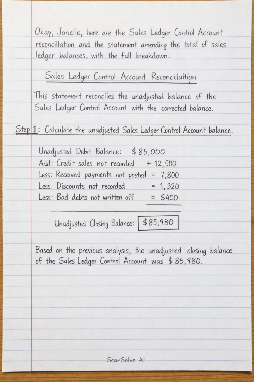 Handwritten step-by-step solution preview