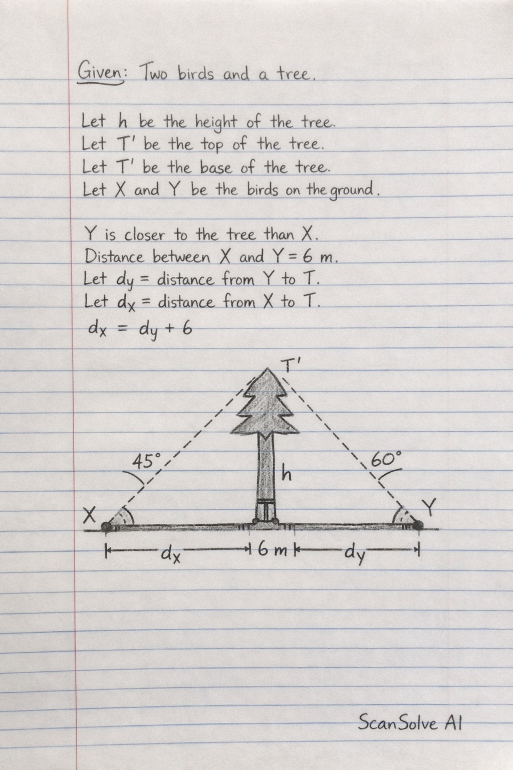Handwritten step-by-step solution preview
