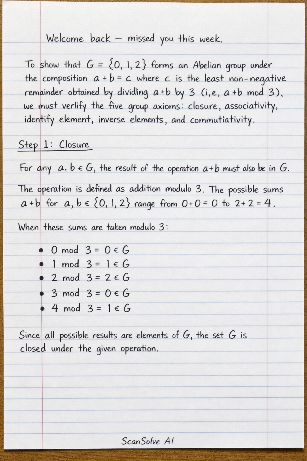 Handwritten step-by-step solution preview