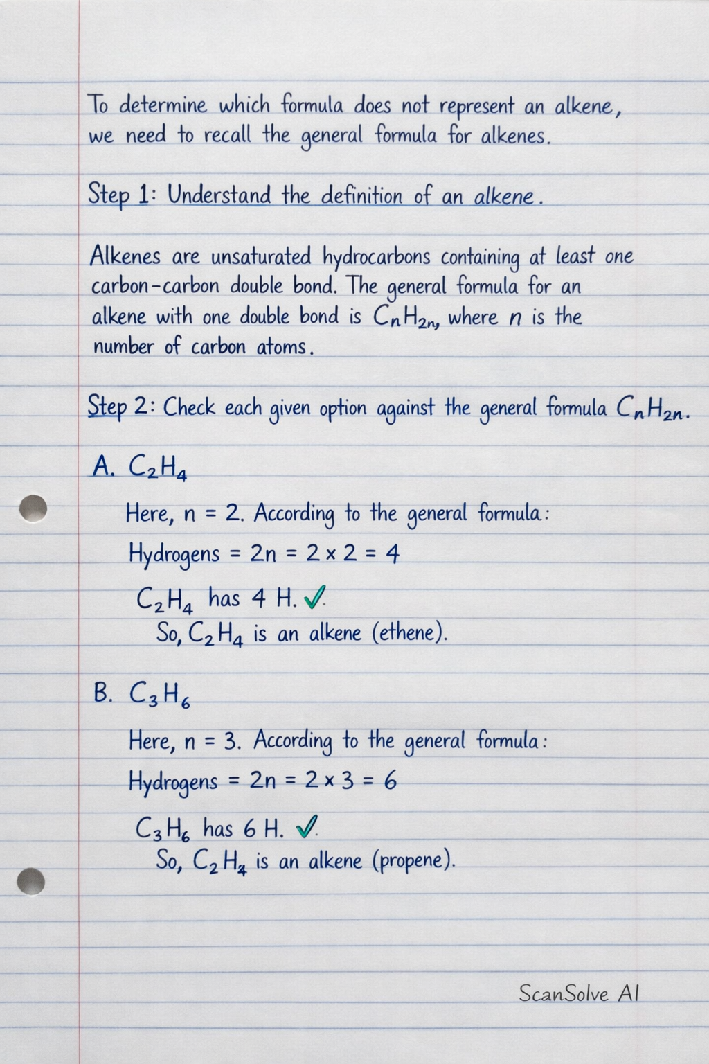 Handwritten step-by-step solution preview