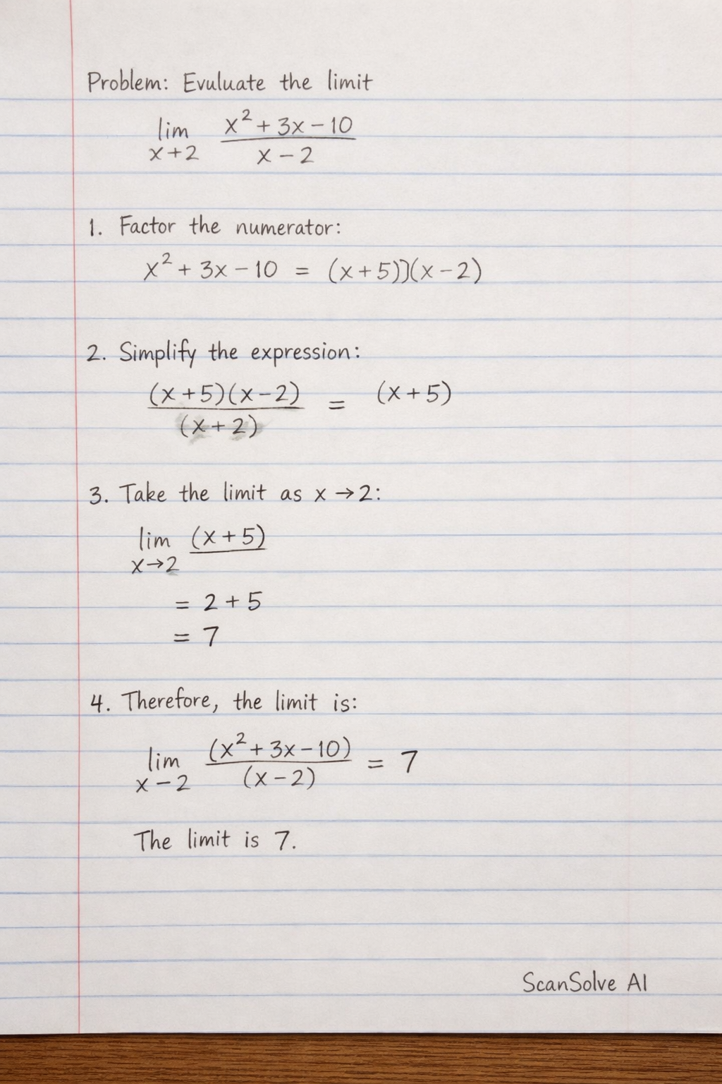 Handwritten step-by-step solution preview
